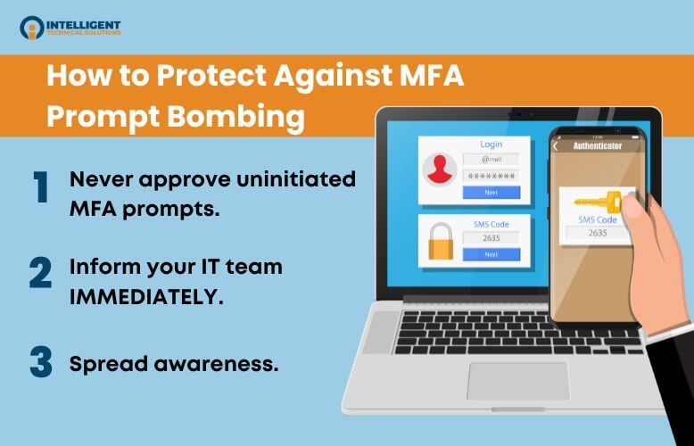 List of how to protect against MFA Prompt Bombing