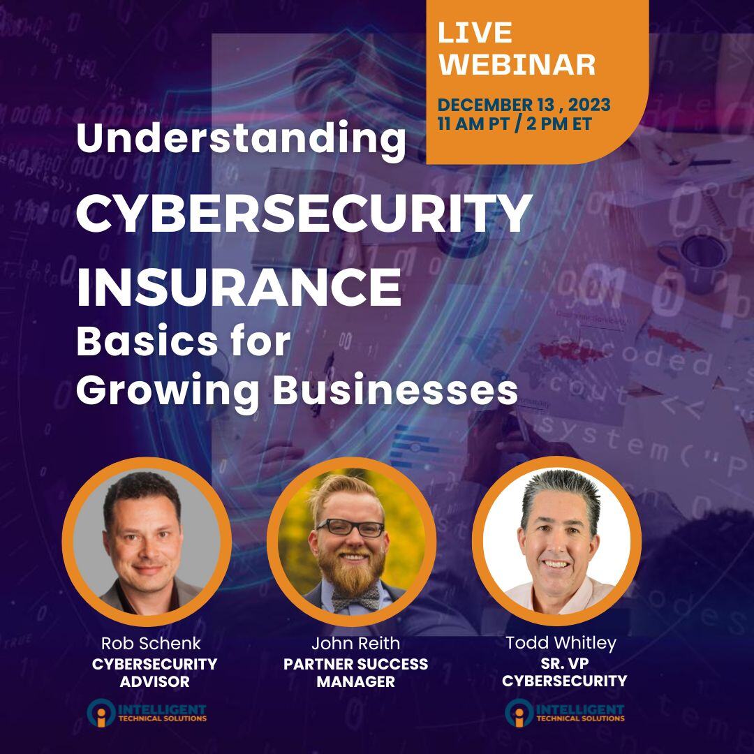 Events Page December 13 Cybersecurity Insurance